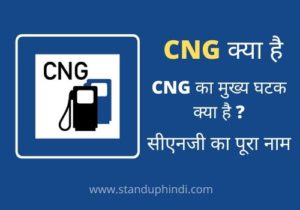 CNG का मुख्य घटक क्या है ?